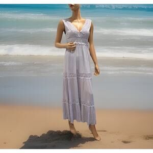 altar'd state dress small Maxi Summer Dresse Beach Dress Lilac